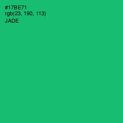 #17BE71 - Jade Color Image