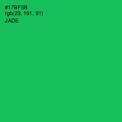 #17BF5B - Jade Color Image