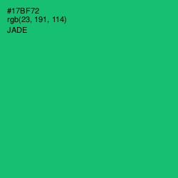 #17BF72 - Jade Color Image