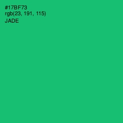 #17BF73 - Jade Color Image