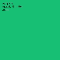 #17BF74 - Jade Color Image