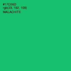 #17C06D - Malachite Color Image