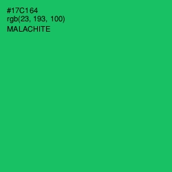 #17C164 - Malachite Color Image