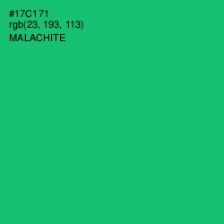 #17C171 - Malachite Color Image