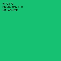 #17C172 - Malachite Color Image