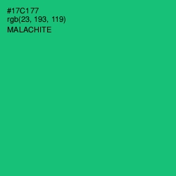 #17C177 - Malachite Color Image