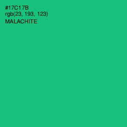 #17C17B - Malachite Color Image