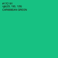 #17C181 - Caribbean Green Color Image