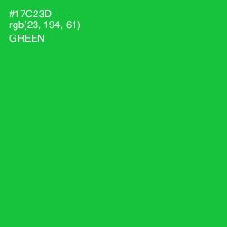 #17C23D - Green Color Image