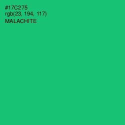 #17C275 - Malachite Color Image