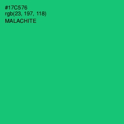 #17C576 - Malachite Color Image