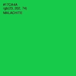 #17CA4A - Malachite Color Image