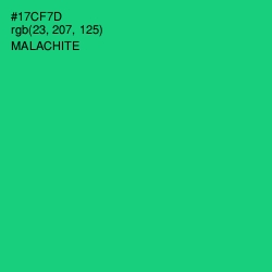 #17CF7D - Malachite Color Image