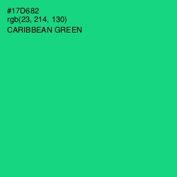 #17D682 - Caribbean Green Color Image