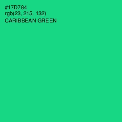 #17D784 - Caribbean Green Color Image