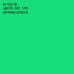 #17DE7B - Spring Green Color Image