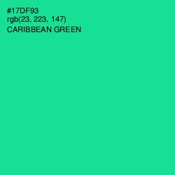 #17DF93 - Caribbean Green Color Image