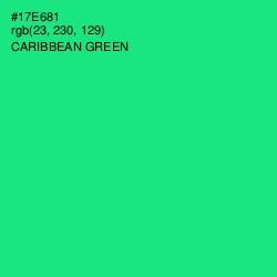#17E681 - Caribbean Green Color Image