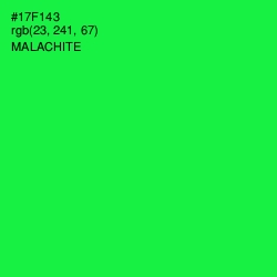 #17F143 - Malachite Color Image