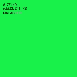 #17F149 - Malachite Color Image