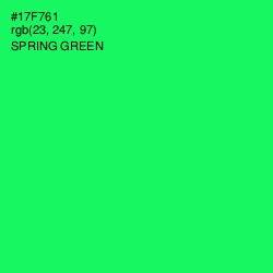 #17F761 - Spring Green Color Image