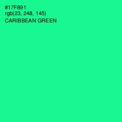 #17F891 - Caribbean Green Color Image