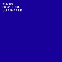 #18019B - Ultramarine Color Image