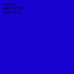 #1802D1 - Dark Blue Color Image