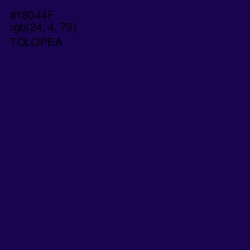 #18044F - Tolopea Color Image