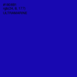 #1808B1 - Ultramarine Color Image