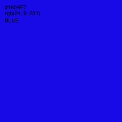 #1809E7 - Blue Color Image