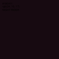 #180A11 - Night Rider Color Image