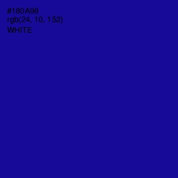 #180A98 - Ultramarine Color Image