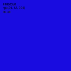 #180CE0 - Blue Color Image