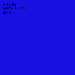 #1811E3 - Blue Color Image