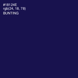 #18124E - Bunting Color Image