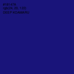 #18147A - Deep Koamaru Color Image