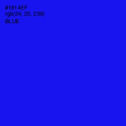 #1814EF - Blue Color Image