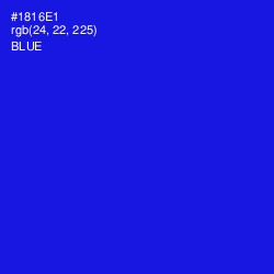 #1816E1 - Blue Color Image
