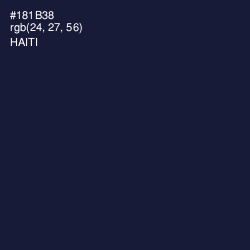 #181B38 - Haiti Color Image