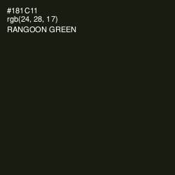 #181C11 - Rangoon Green Color Image