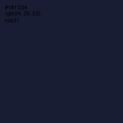 #181D34 - Haiti Color Image