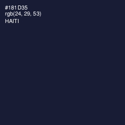 #181D35 - Haiti Color Image