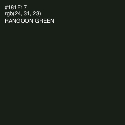 #181F17 - Rangoon Green Color Image