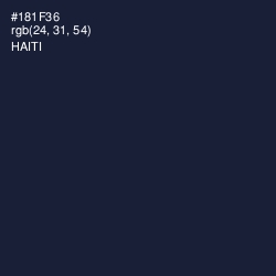 #181F36 - Haiti Color Image