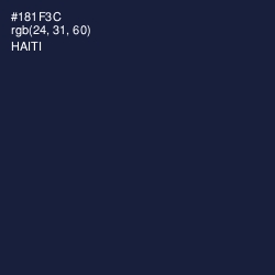 #181F3C - Haiti Color Image