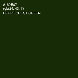 #182B07 - Deep Forest Green Color Image
