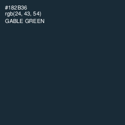 #182B36 - Gable Green Color Image
