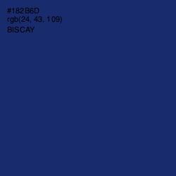 #182B6D - Biscay Color Image