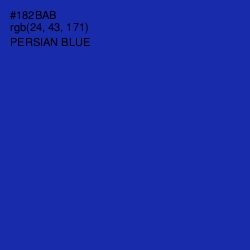 #182BAB - Persian Blue Color Image